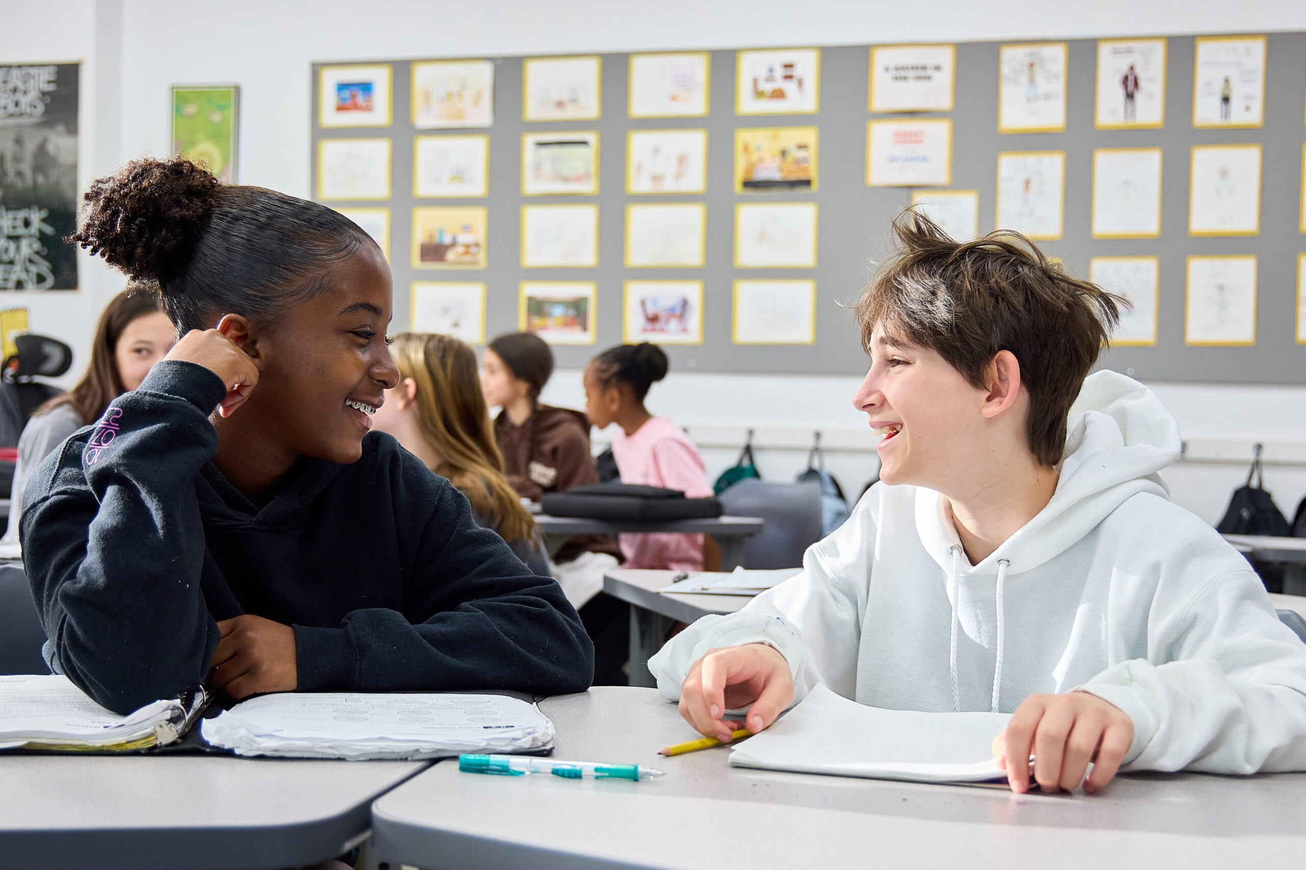 Students in the classroom